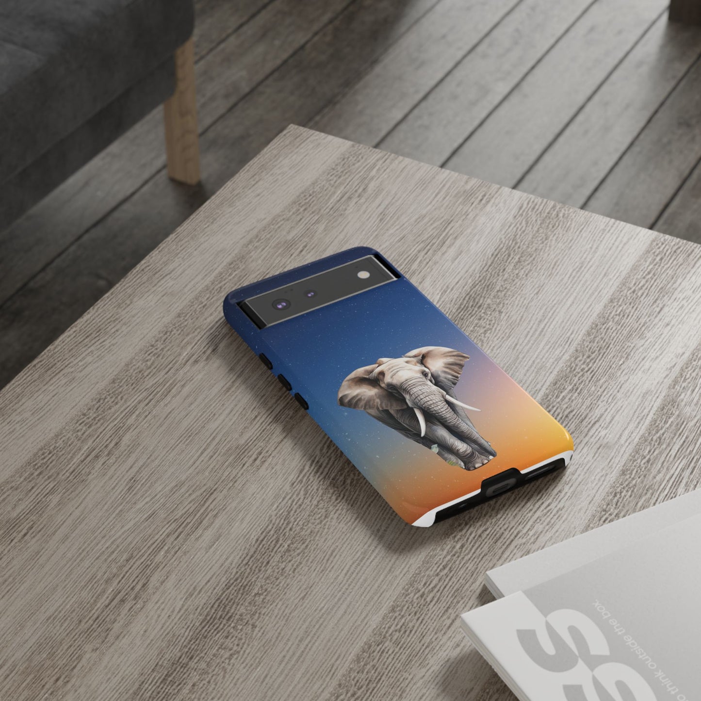 Celestial Elephant Mobile Cover – Dreamy Night Sky Aesthetic