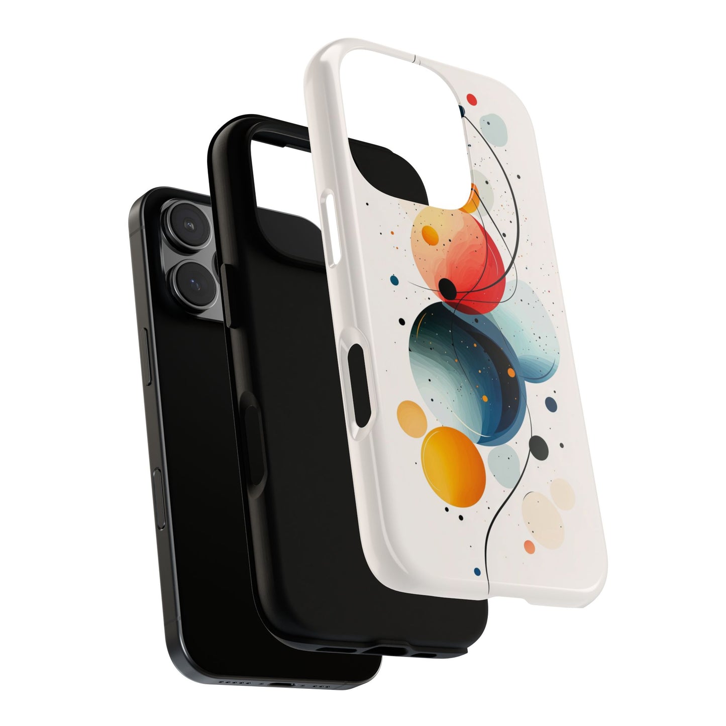 Orbital Drift – Cosmic Flow Abstract Phone Case for iPhone, Samsung & Pixel