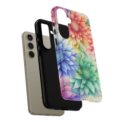Rainbow Bloom Mandala Floral Mobile Case