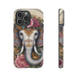 Elegant Floral Elephant Mobile Cover – Royal Mandala Art