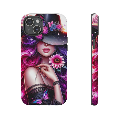 Celestial Charm – Cosmic Cowgirl & Butterfly Magic Mobile Cover