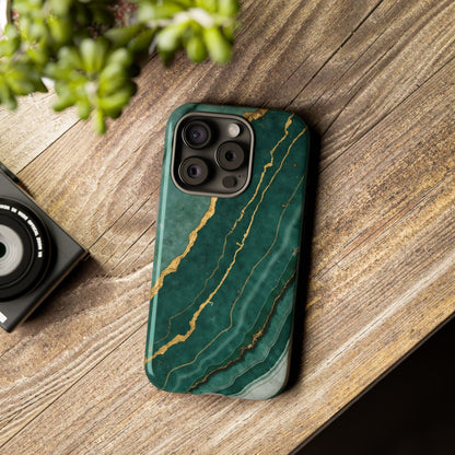Jade Green Marble Case Design