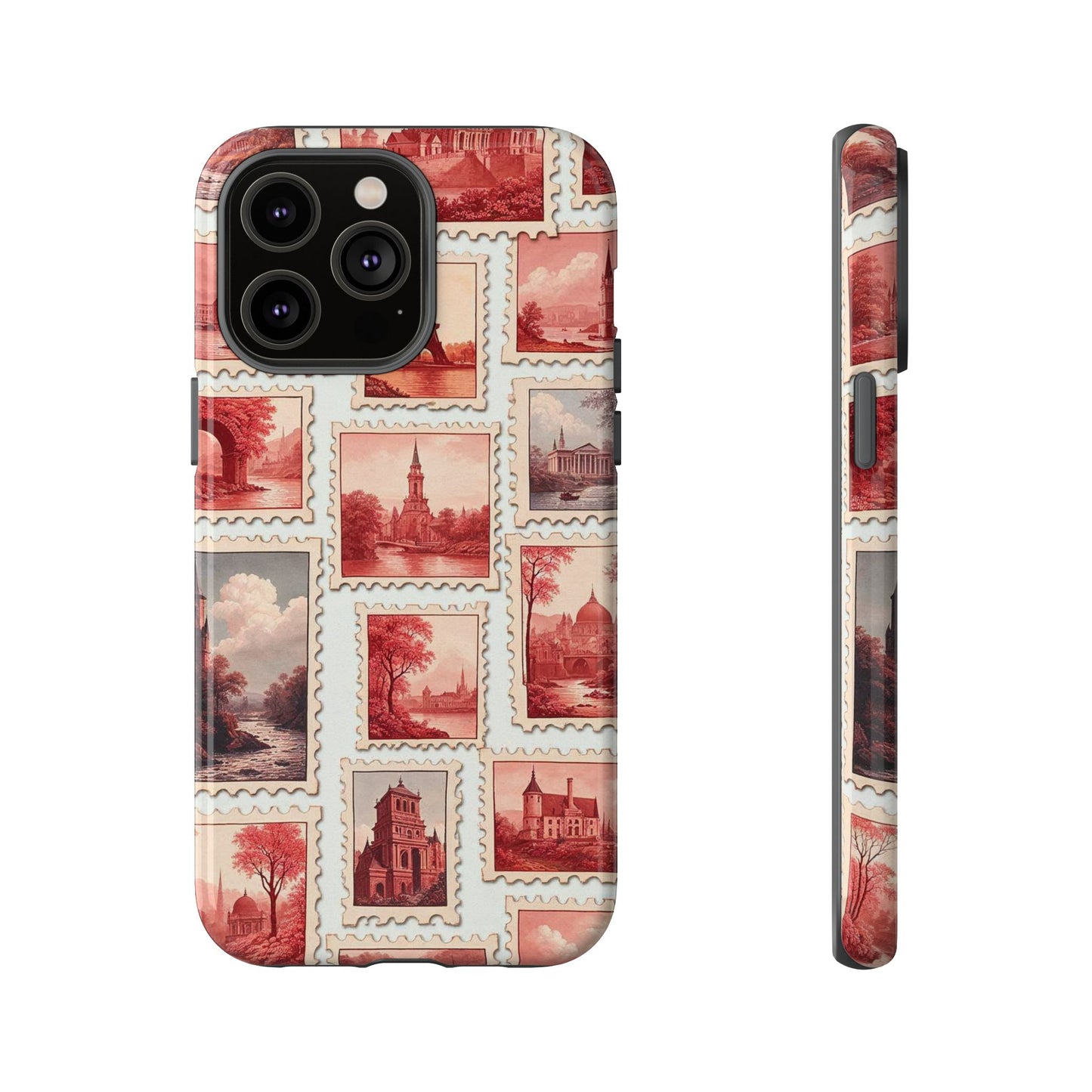 Vintage Postcard Stamps Phone Case