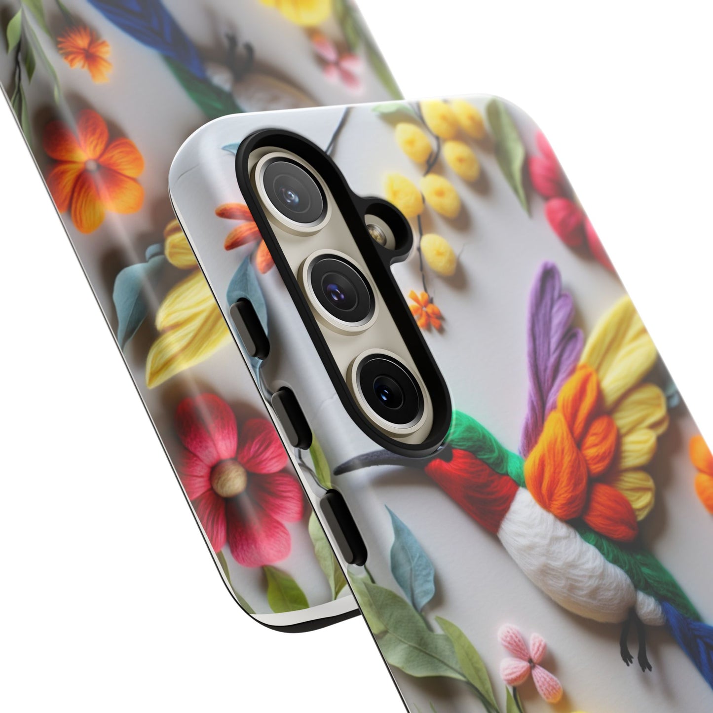 Elegant Hummingbird with Floral Mosaic Design | Nature's Artistic Vibes | Pixel 8 pro