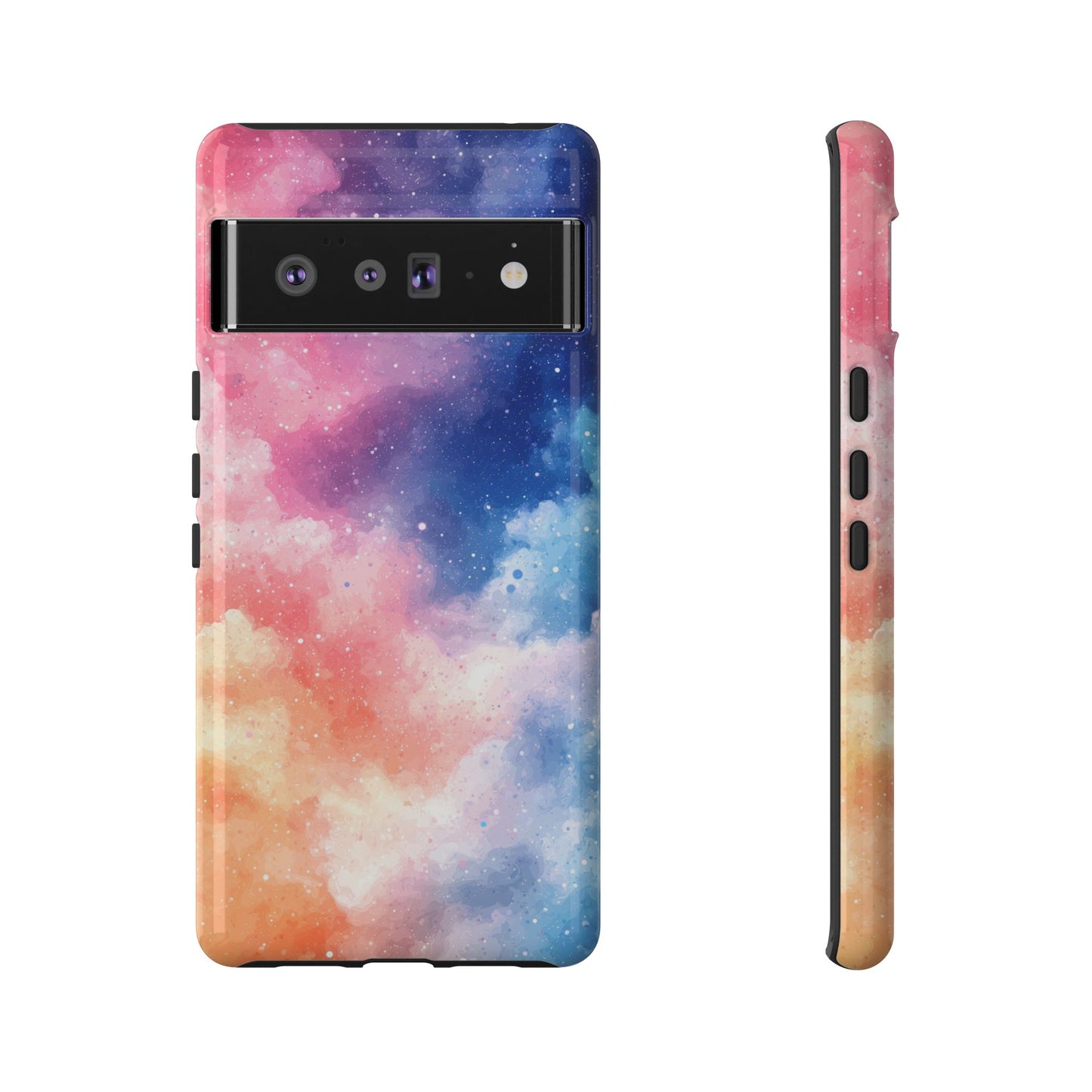 Cosmic Dreamscape – Watercolor Galaxy Phone Case for iPhone, google Pixel & Samsung