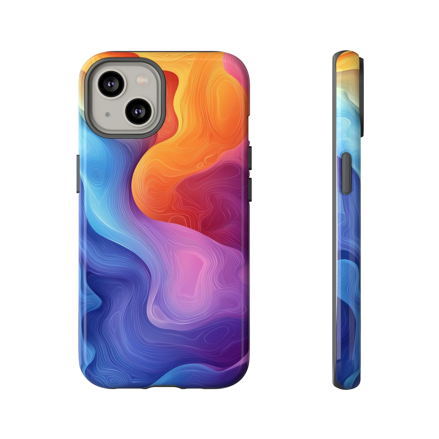 Aurora Flow Watercolor Phone Case for iPhone, google Pixel & Samsung