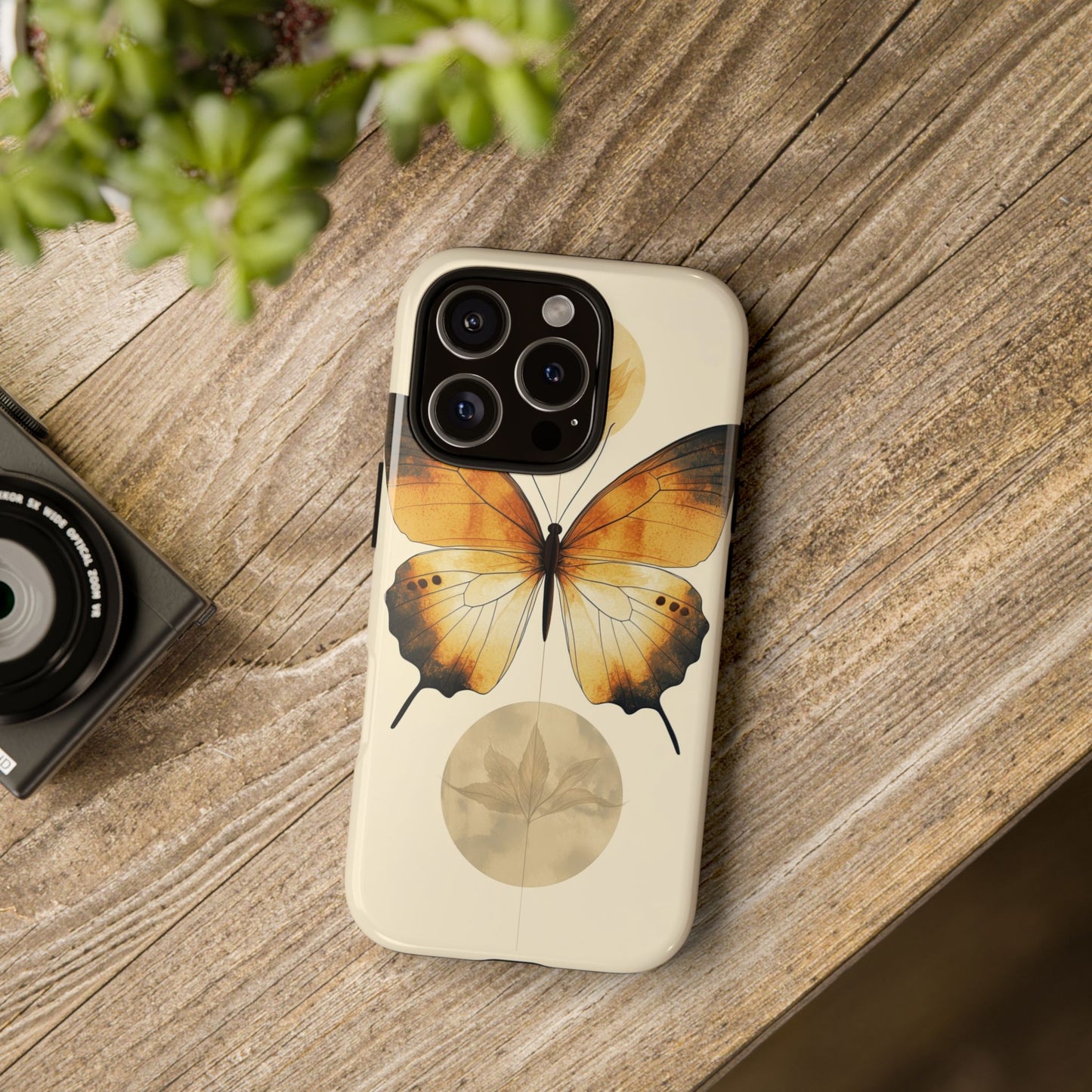 Golden Wings: Nature in BalancePhone Case for iPhone, Samsung & Pixel