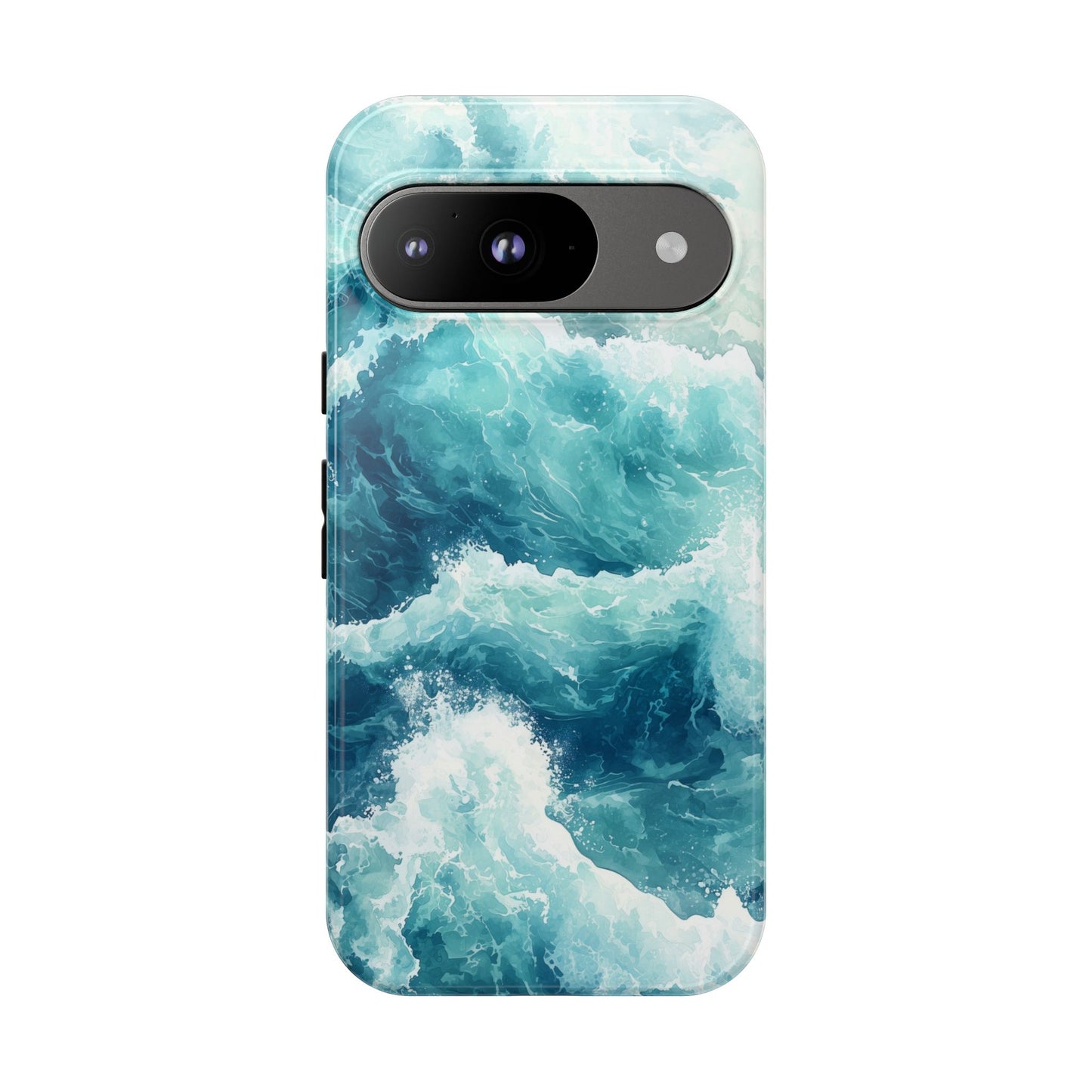 Seafoam Serenity Watercolor Phone Case for iPhone, google Pixel & Samsung