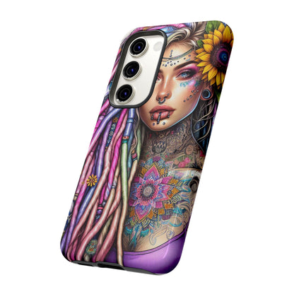 Boho Mandala Goddess – Ethereal Tattoo Art Mobile Cover