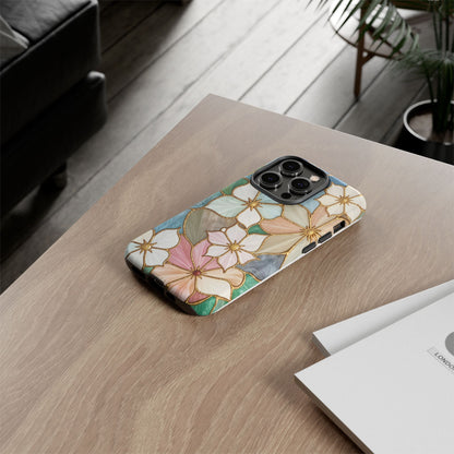 Floral Symphony: Stained Glass Elegance