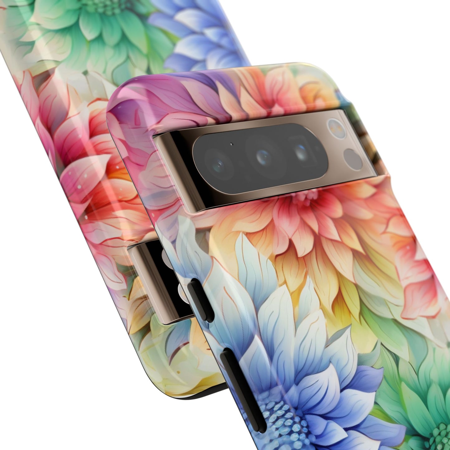 Rainbow Bloom Mandala Floral Mobile Case