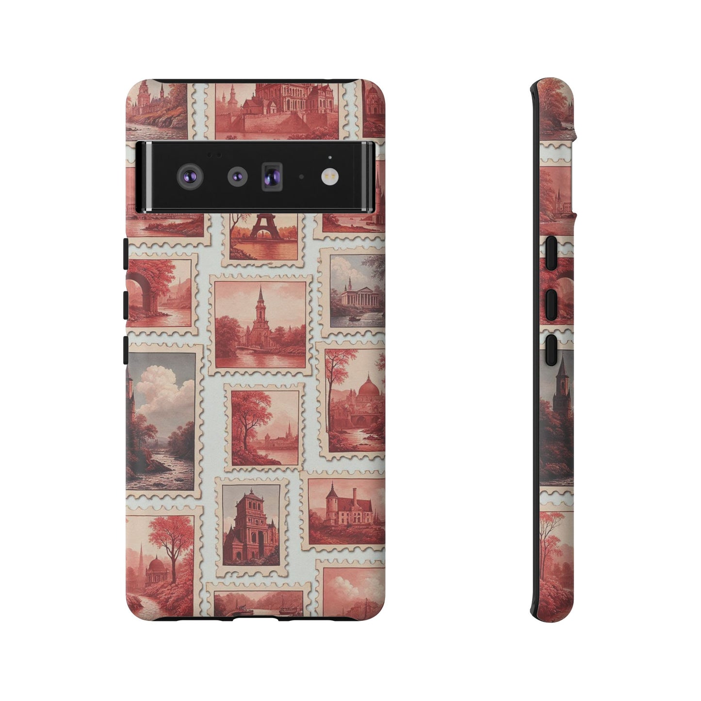 Vintage Postcard Stamps Phone Case