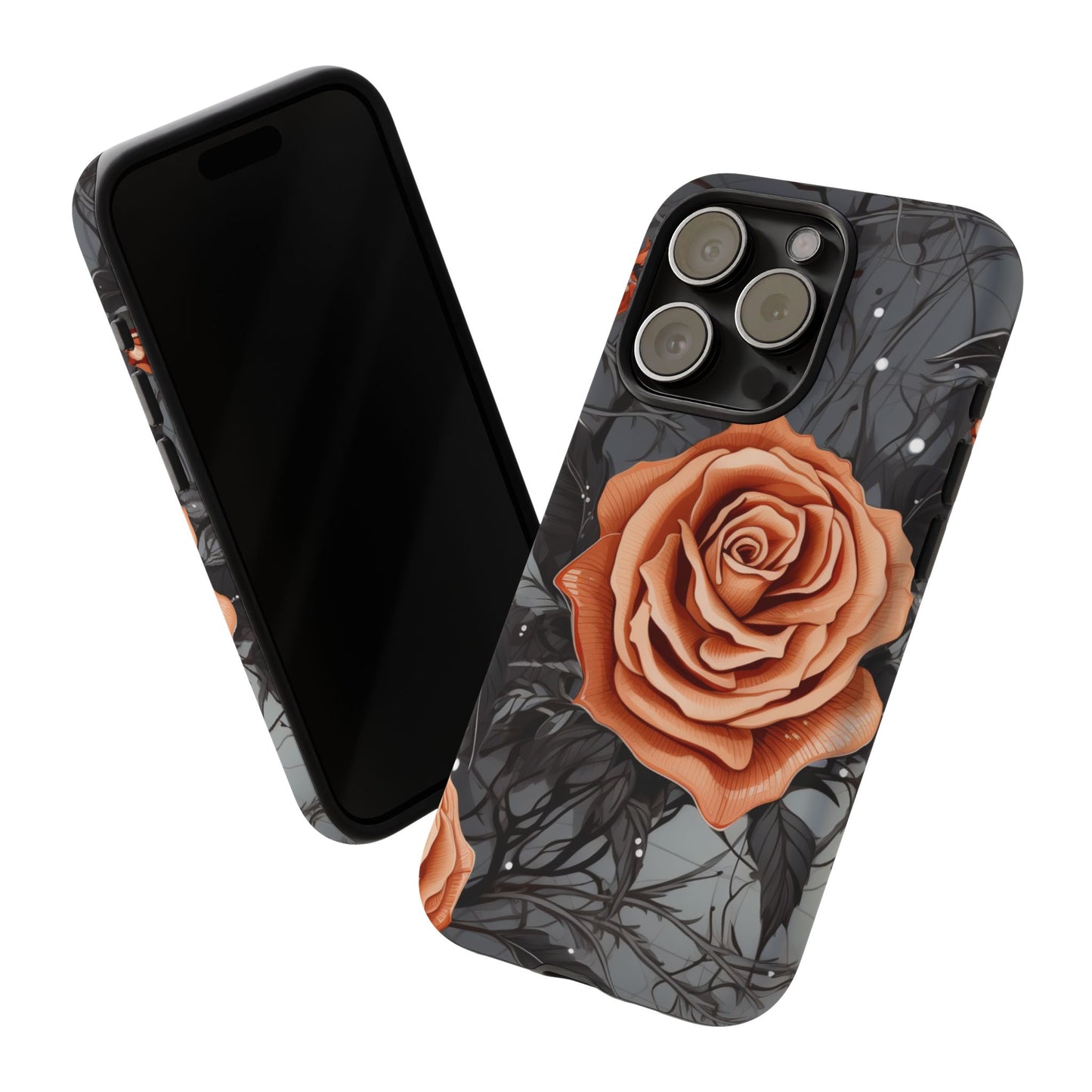 Mystic Noir Rose Mobile Case