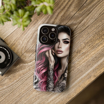 Tattooed Elegance – Gothic Art Mobile Cover