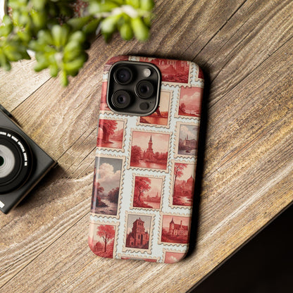 Vintage Postcard Stamps Phone Case