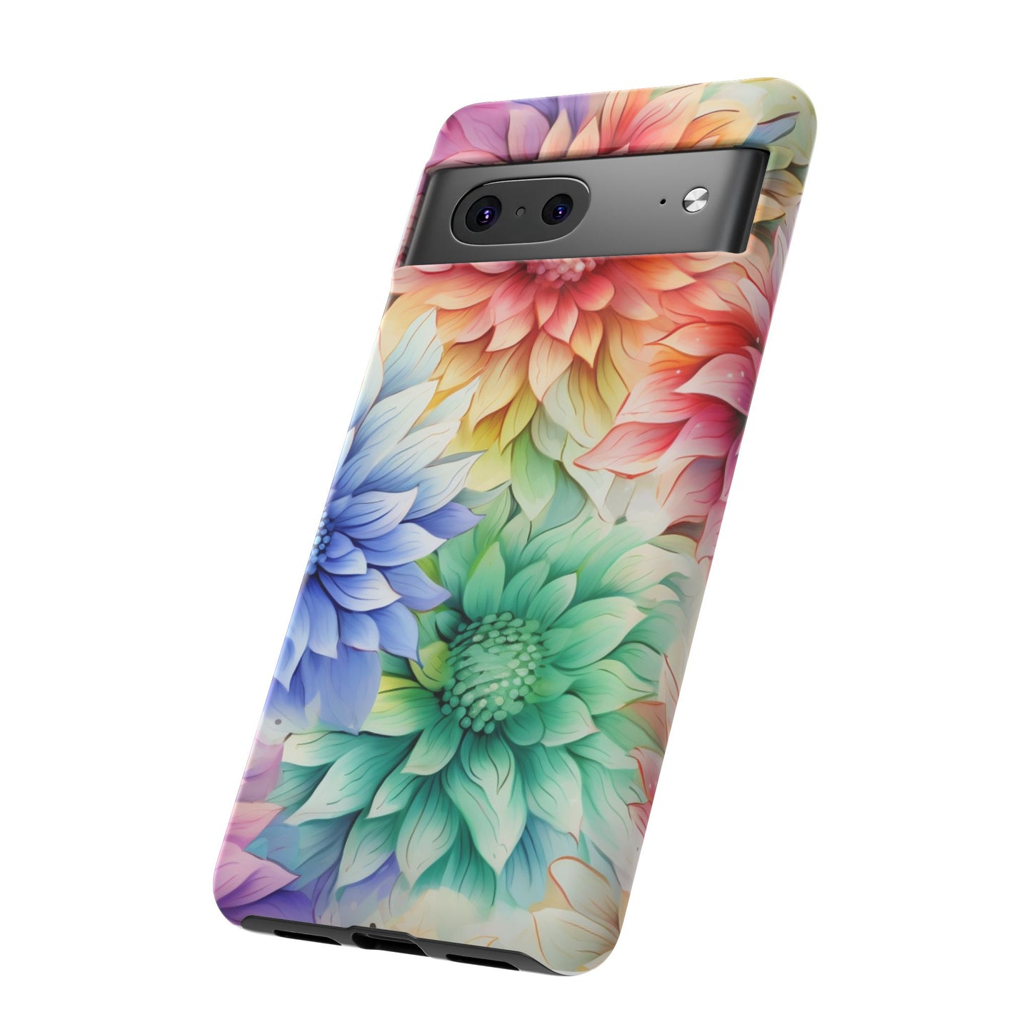 Rainbow Bloom Mandala Floral Mobile Case