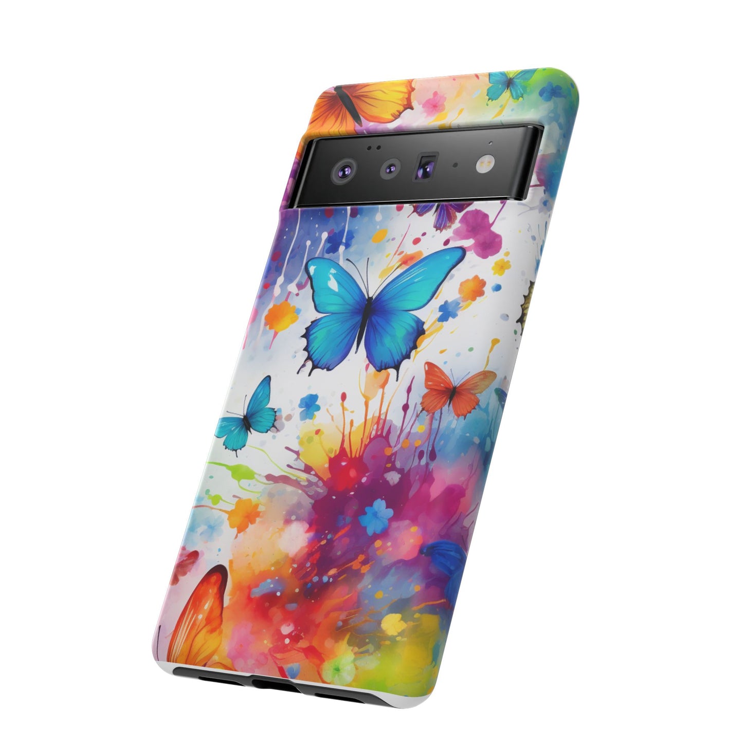 Vibrant Watercolor Butterfly Mobile Case