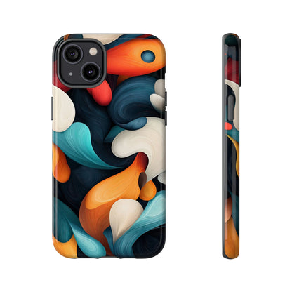 Swirl Spectrum – Vibrant Abstract Phone Case for iPhone, Samsung & Pixel