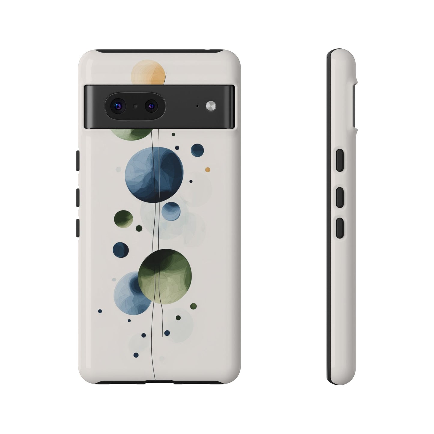 Orbit Bloom – Abstract Bubble Art Phone Case for iPhone, Samsung & Pixel