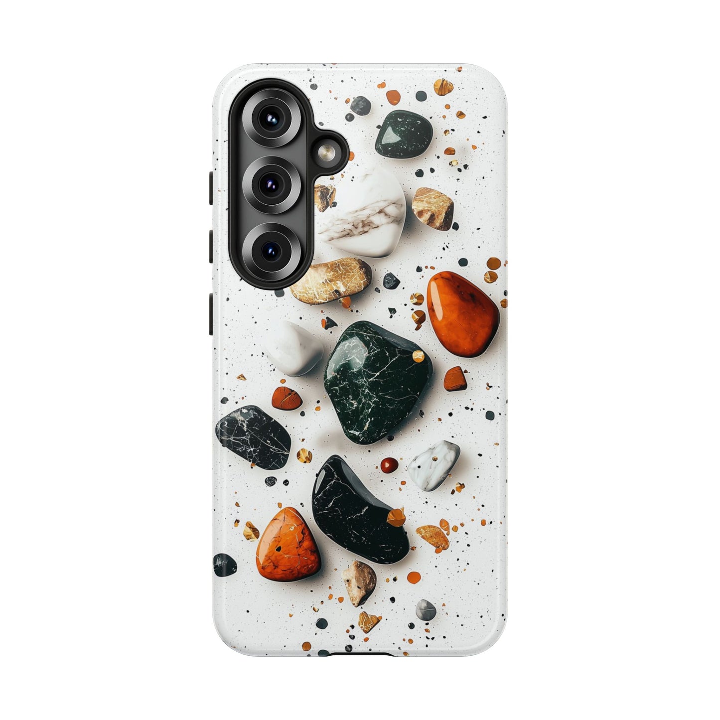 Marble Mosaic Charm – Terrazzo Stone Phone Case for iPhone, google Pixel & Samsung
