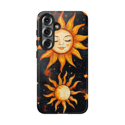 Celestial Sun & Moon Boho Phone Case for iPhone, Pixel & Samsung