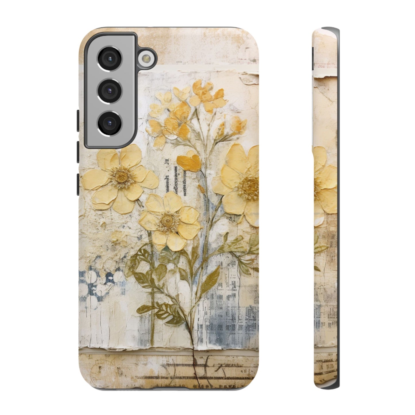 Vintage Botanical Floral Mobile Case