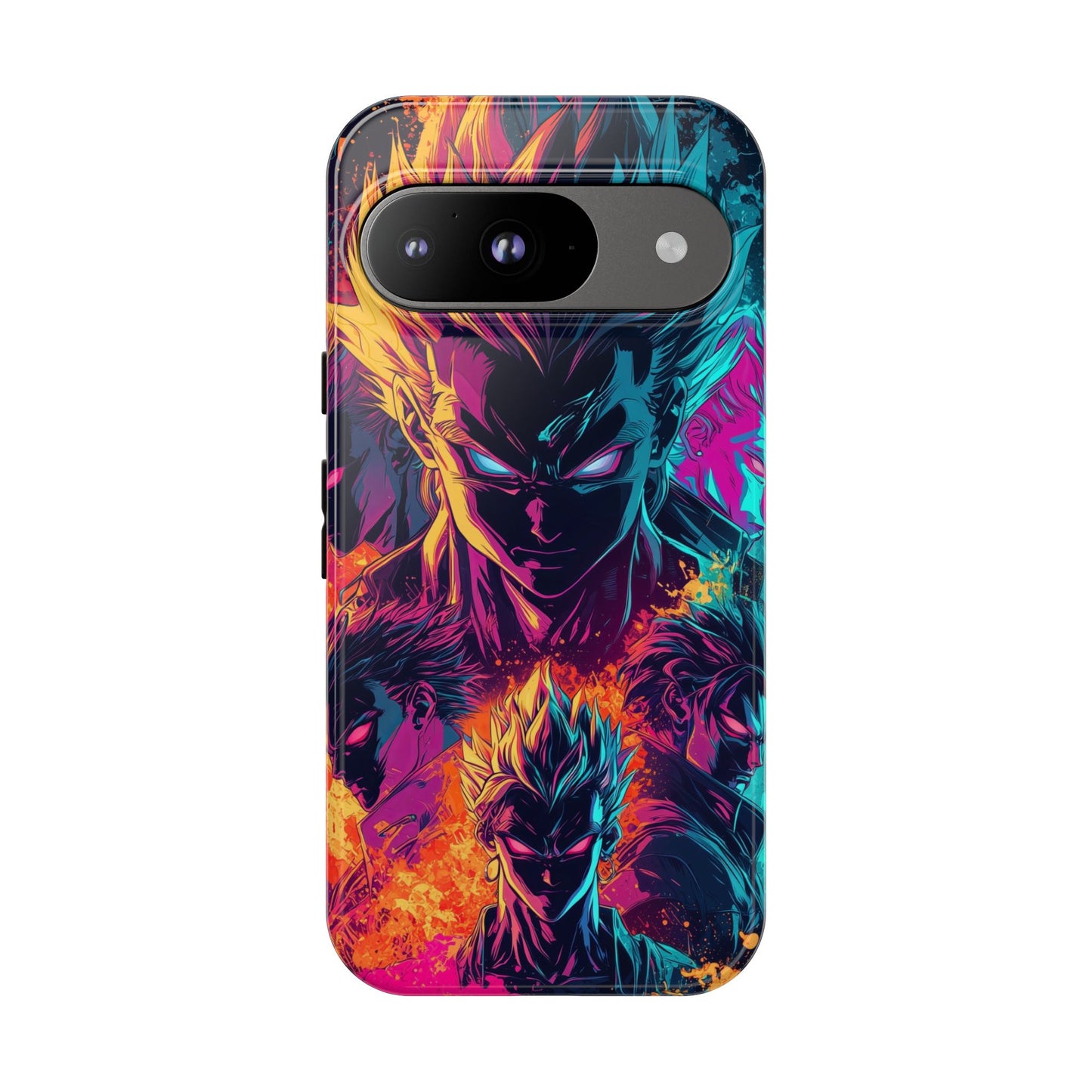 Multiverse Saiyan Rebellion | Comic-Style Anime Warriors Explosion Phone Case for iPhone, Samsung & Pixel