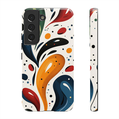 Fluid Pop Abstract Phone Case – Space-Inspired Art for iPhone, Samsung & Pixel