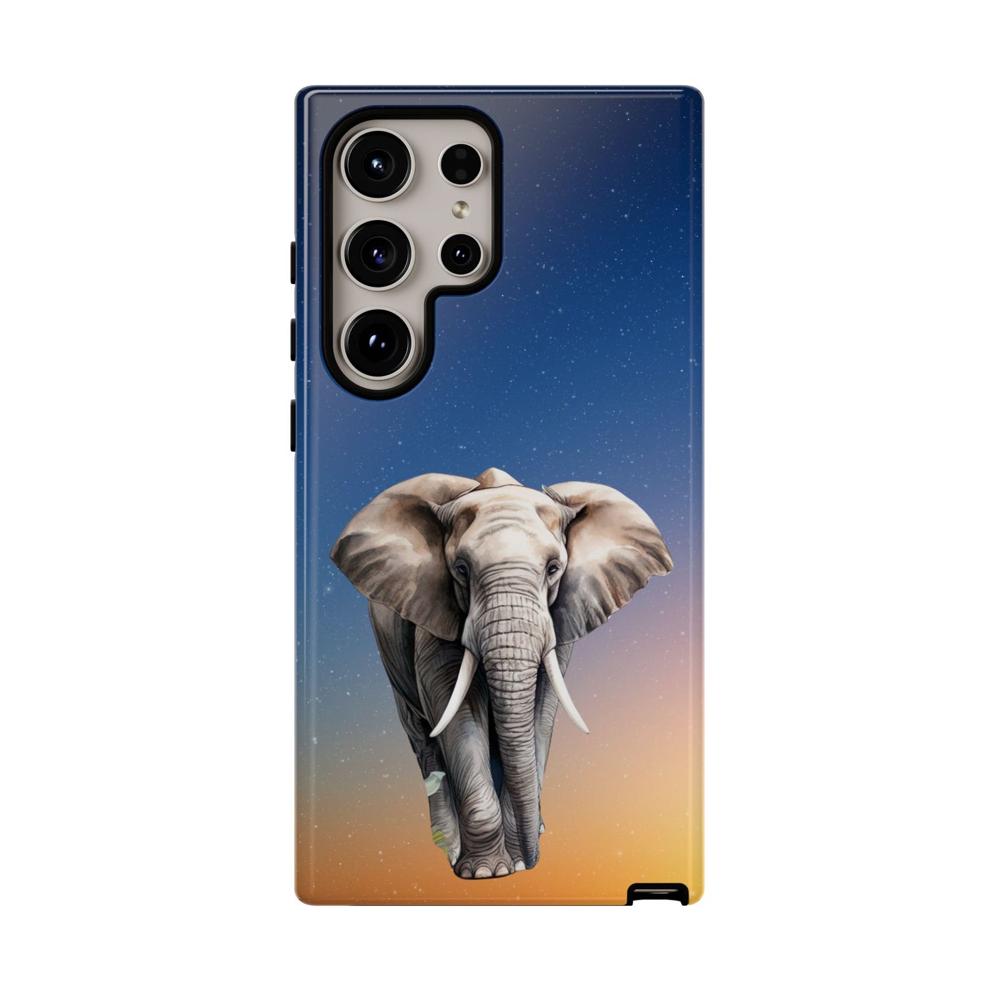 Celestial Elephant Mobile Cover – Dreamy Night Sky Aesthetic