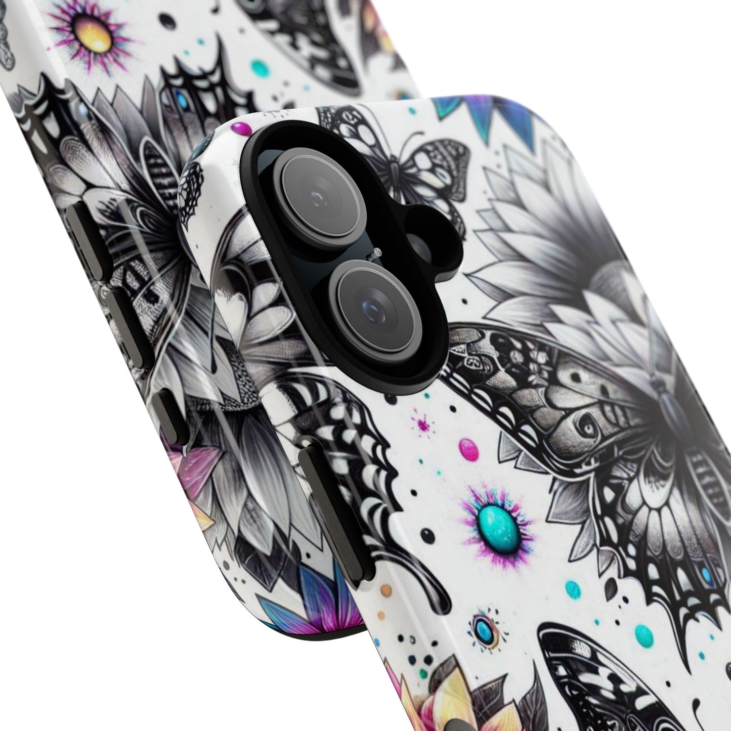 Celestial Flight – Cosmic Butterflies & Floral Magic Mobile Cover