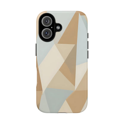 Neutral Geometrical Triangular Abstract Pattern