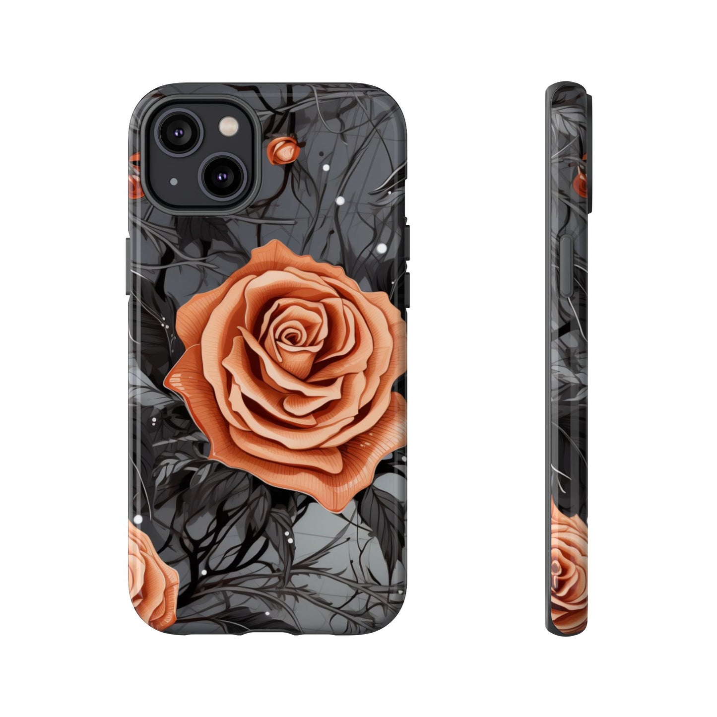 Mystic Noir Rose Mobile Case