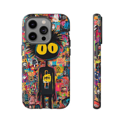 Urban Art iPhone Case – Basquiat Graffiti Style Cover - iPhone, Samsung & Google Pixel Cover - Artistic Painting Case,  Art Lover Gift