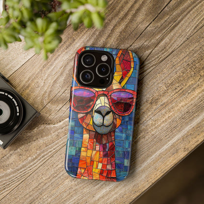 Tall Grace – Stained Glass Giraffe Phone Case for iPhone, Samsung & Pixel