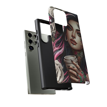 Gothic Rose Coffee Queen Mobile Case