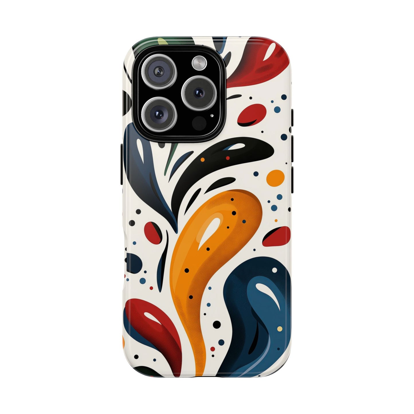 Fluid Pop Abstract Phone Case – Space-Inspired Art for iPhone, Samsung & Pixel