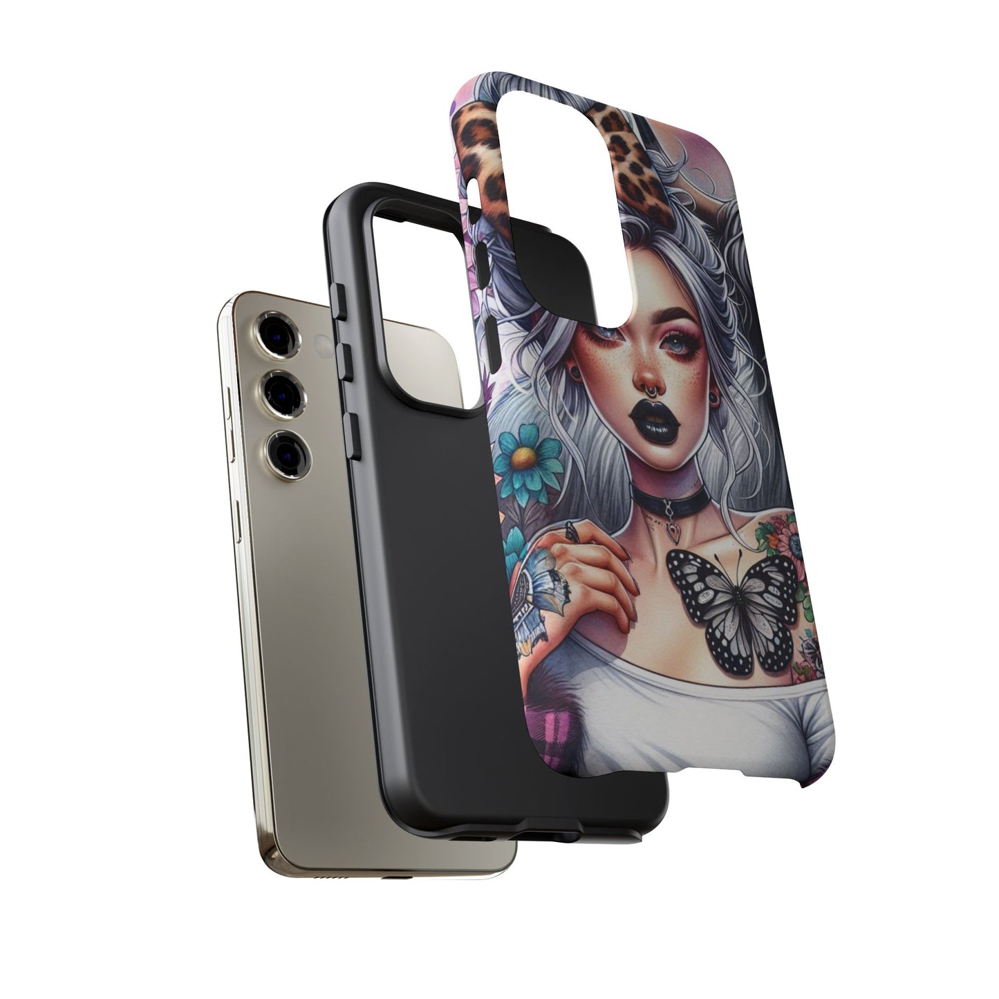 Wild Spirit – Gothic Chic & Nature Fusion Mobile Cover