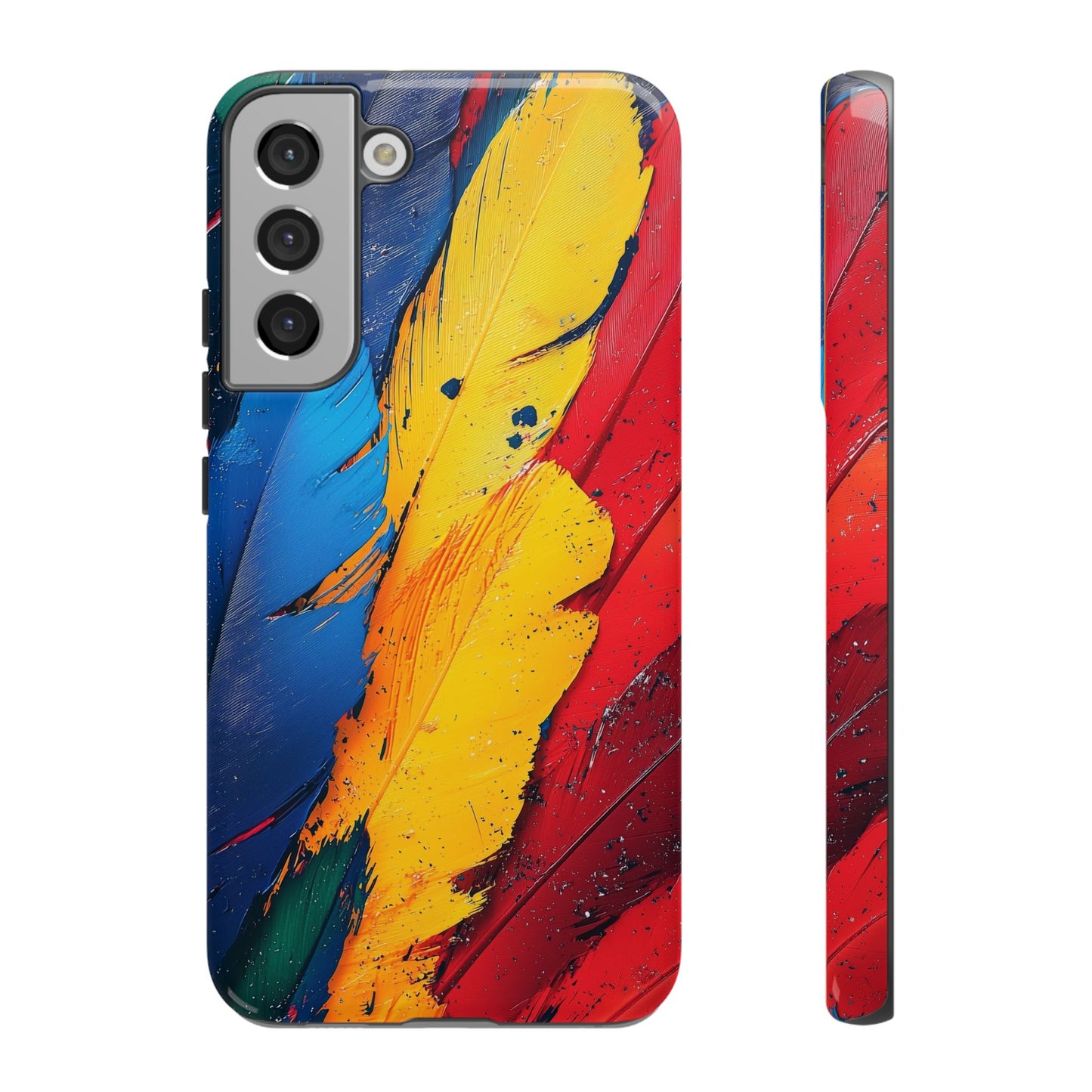 Tropical Macaw Feather Phone Case for iPhone, Samsung & Google Pixel