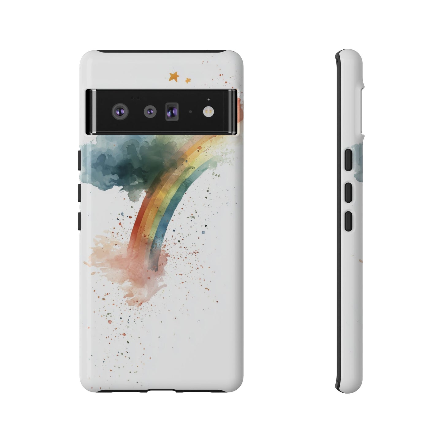 Mystic Splash Rainbow Watercolor Phone Case for iPhone, google Pixel & Samsung