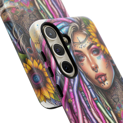 Boho Mandala Goddess – Ethereal Tattoo Art Mobile Cover