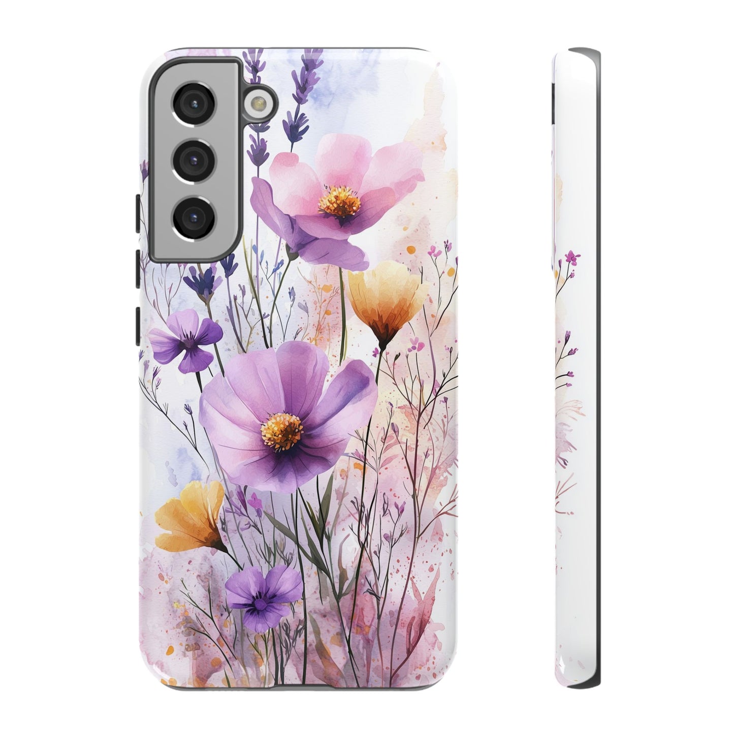 Wildflower Symphony Watercolor Phone Case for iPhone, google Pixel & Samsung