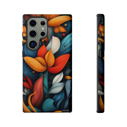 Velvet Bloom – Elegant Floral Art Phone Case for iPhone, Pixel & Samsung