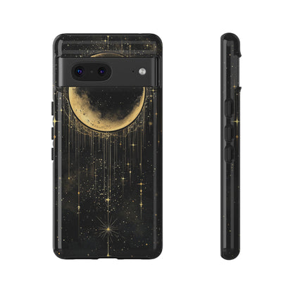 Celestial Glow Boho Moon Phone Case for iPhone, Pixel & Samsung