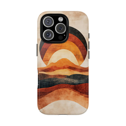 Boho Desert Sunrise Phone Case for iPhone, Pixel & Samsung