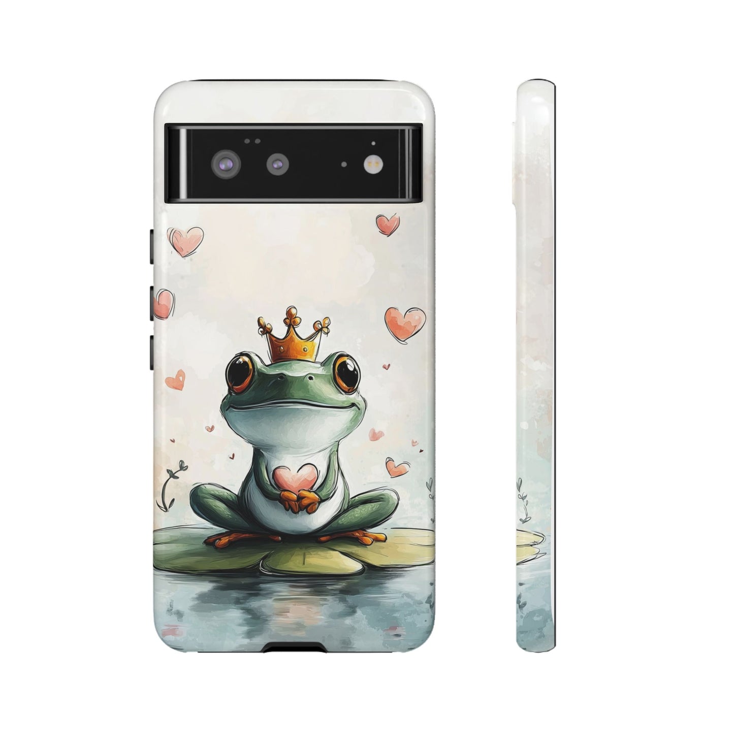 Frog Prince Phone Case – Cute Anime Aesthetic for iPhone, Google Pixel & Samsung