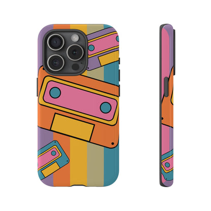 Retro Cassette Tape Phone Case – Vintage 90s Aesthetic for iPhone, Samsung & Google Pixel