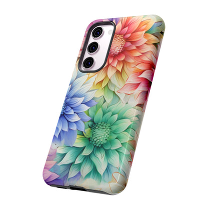 Rainbow Bloom Mandala Floral Mobile Case