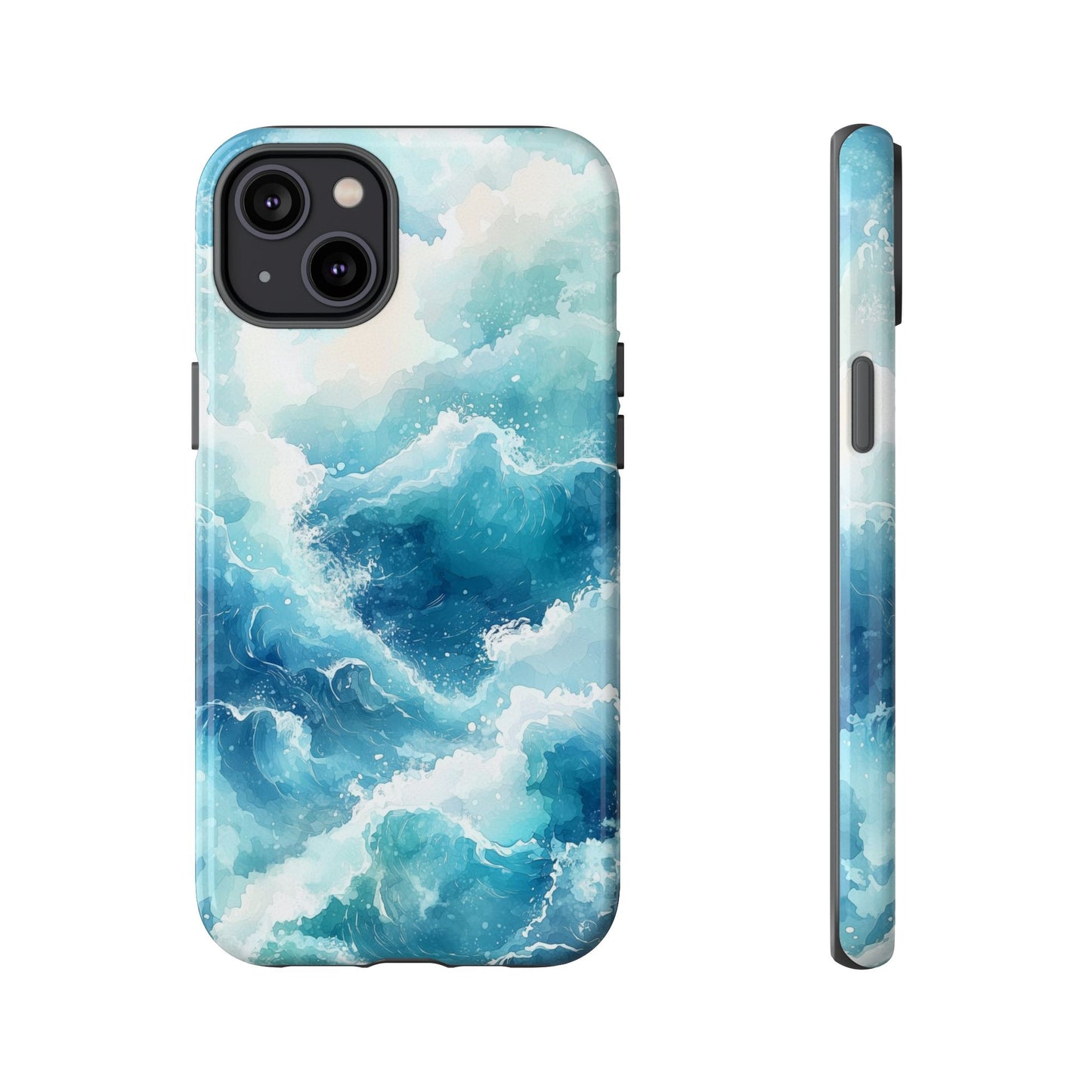 Tidal Tranquility Watercolor Phone Case for iPhone, google Pixel & Samsung