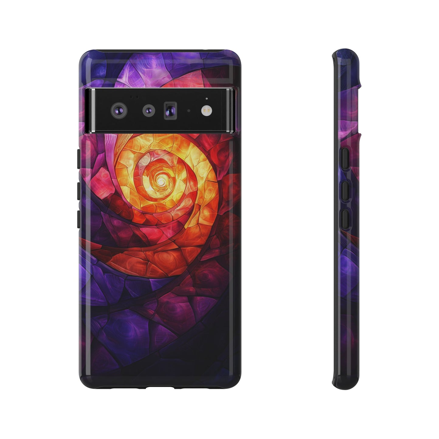 Retro Spiral Psychedelic Phone Case for iPhone, Samsung & Pixel