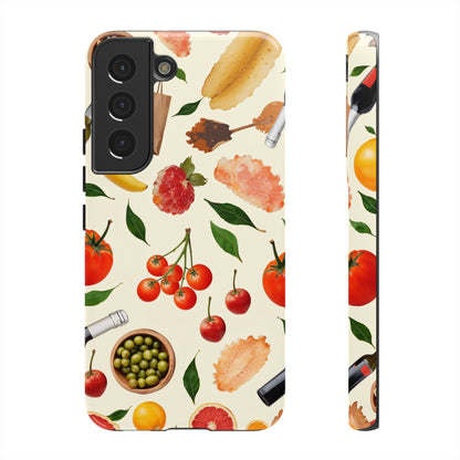 Fresh Fruits & Veggies Pattern Phone Case